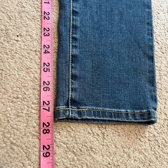 AG Adriano Goldschmied Jeans Womens 27R Stevie Ankle Slim Straight Distressed - Picture 7 of 9